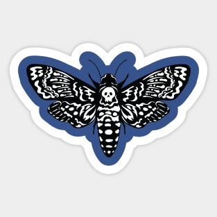 Halloween Death Head Moth Sticker